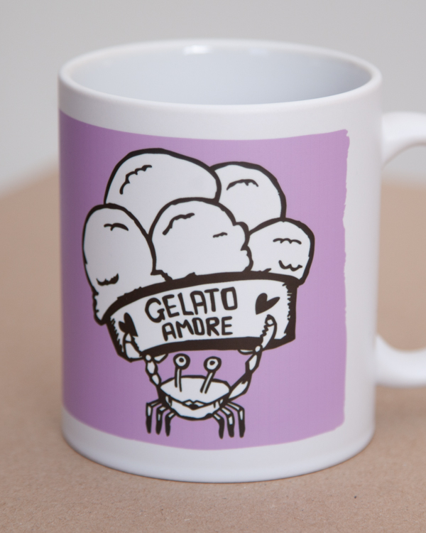 päfjes - Gelato Amore Krabbe Eiskugeln - Tasse - Rosa